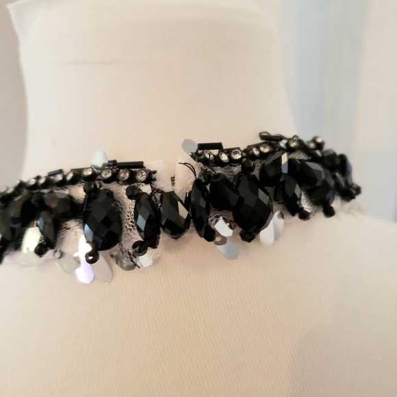 NWT Luxgal Black Silver Sequin Cocktail Dress - Picture 6 of 9